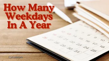 How Many Weekdays In A Year?